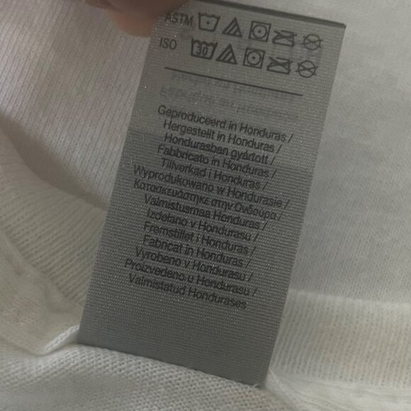 Gildan Long Sleeve Tee Ultra Cotton Ohio Plaid Letter White Size Small - Picture 8 of 10